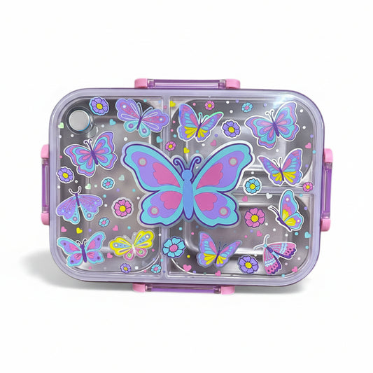 Vest Series Insulated Butterfly Theme Lunch Box