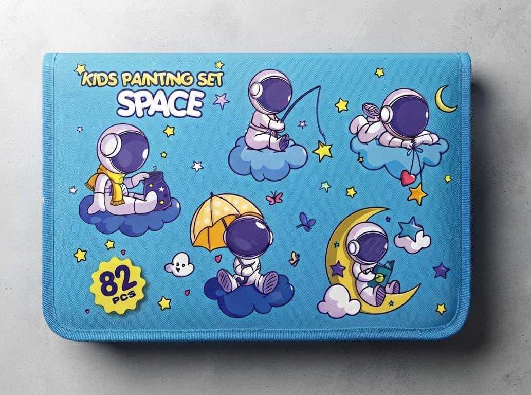 Kids adorable art set kits ( 82 piece )