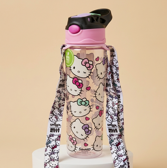 Original Kittty Acrylic Bottle with long strap