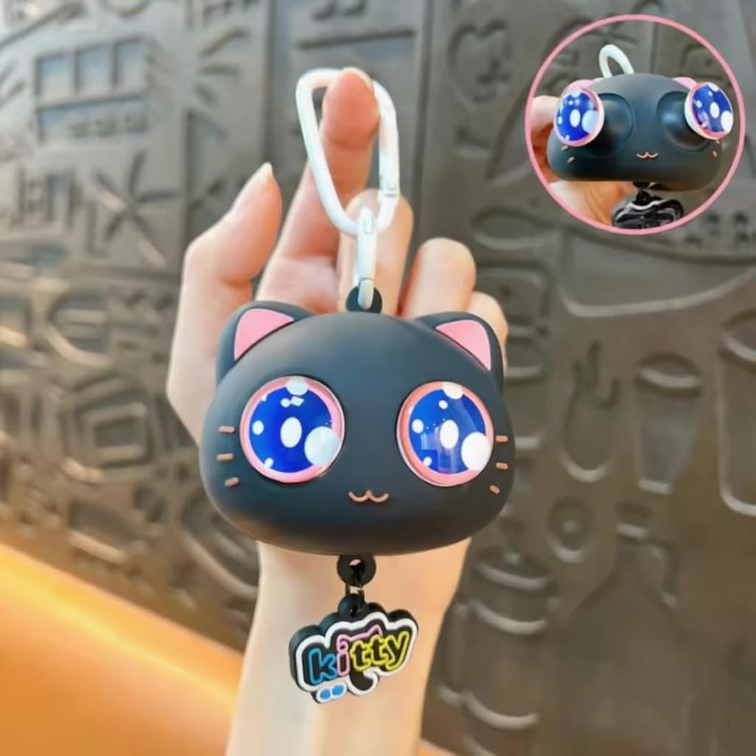 Trendy Eye Popping Silicon Keychains