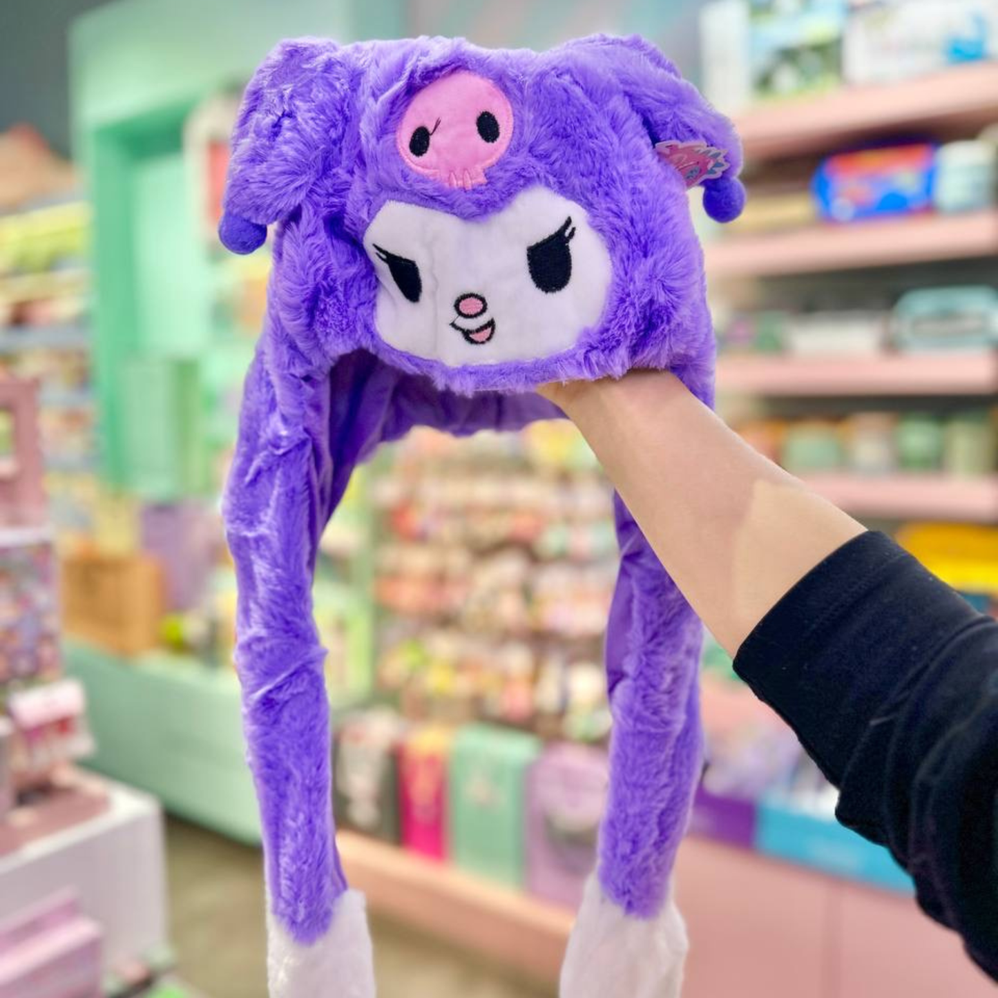 Dancing Ear Kuromi Winter Cap