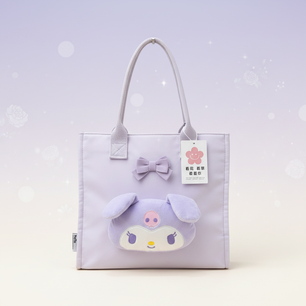 Sanrio Stuffed Character Tote Bags