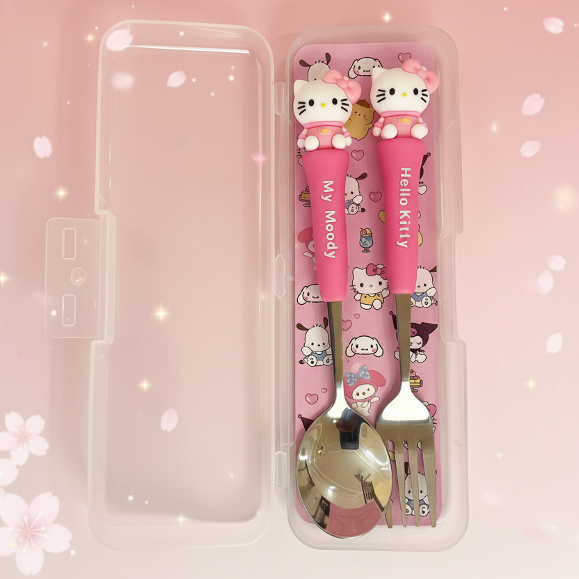 Kitty Cutlery Set