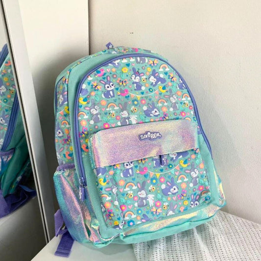 Smiggle Green Bunny Backpack (Name Customisation)