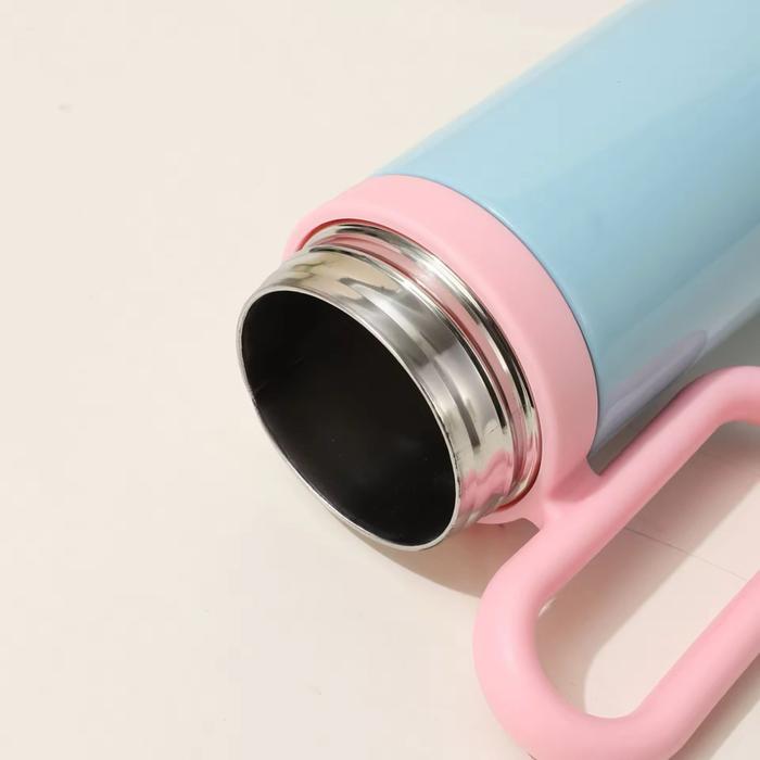 Pink bunny cat tumbler