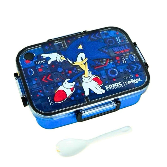 Smiggle Sonic Plastic Bento Lunch Box