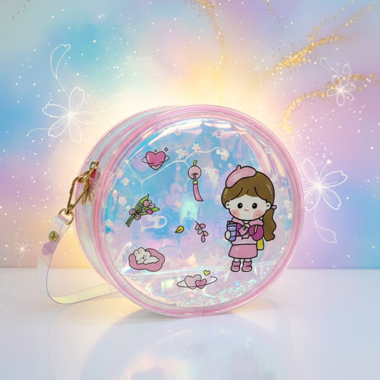 Glitter Filled Holographic Bags