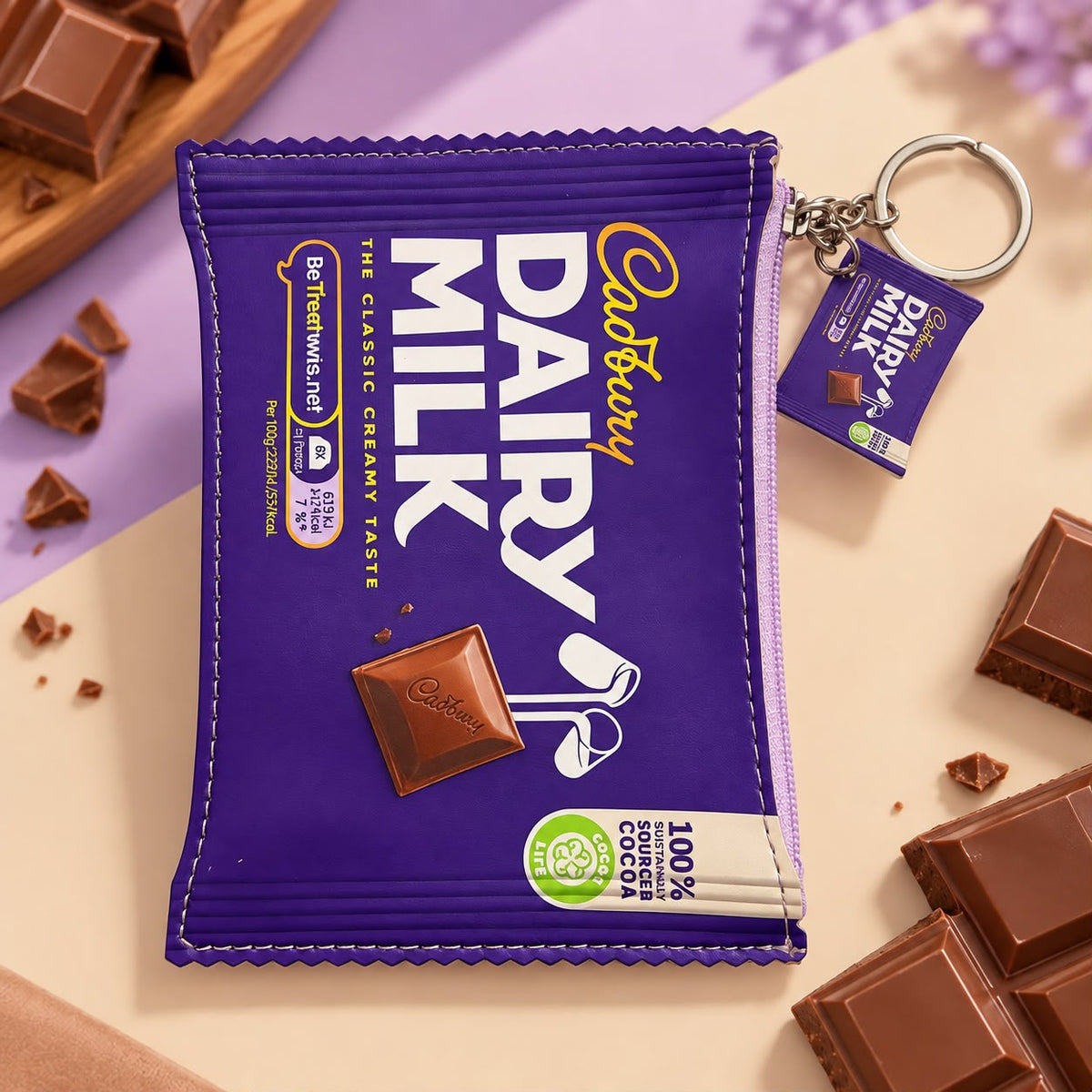 Chocolate/Candy Pouches Keychains