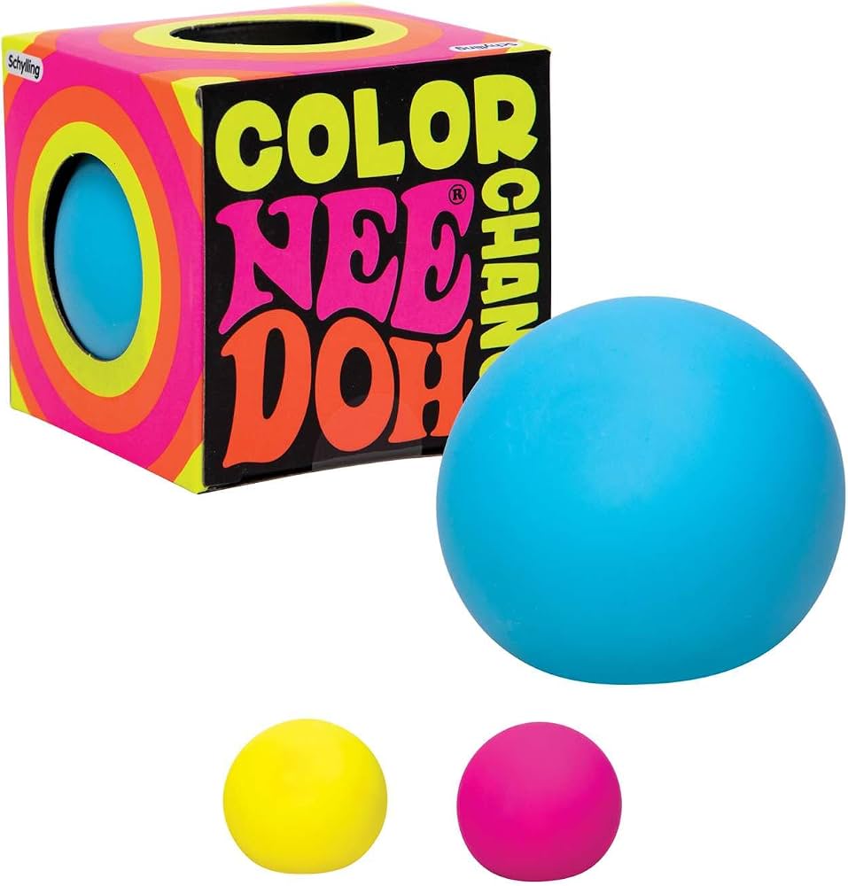 Color changing squishy balls 
( random color will be send )