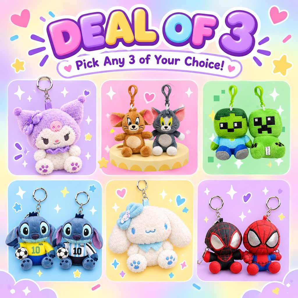 Cute Stuff Toy Keychain